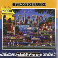 Dowdle Folk Art Toronto Island Jigsaw Puzzle B008458A78